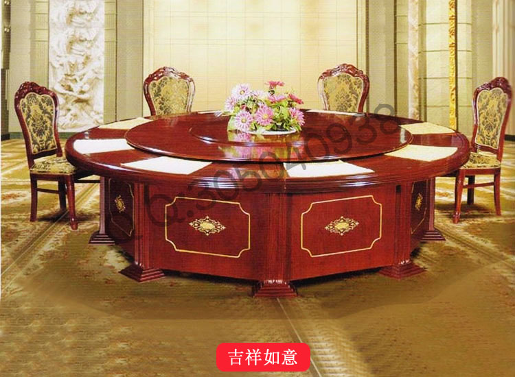 吉祥如意電動圓桌