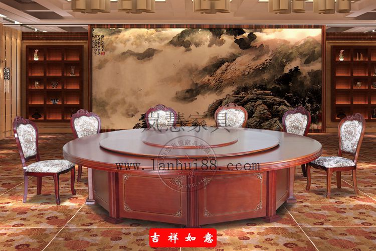 吉祥如意電動餐桌